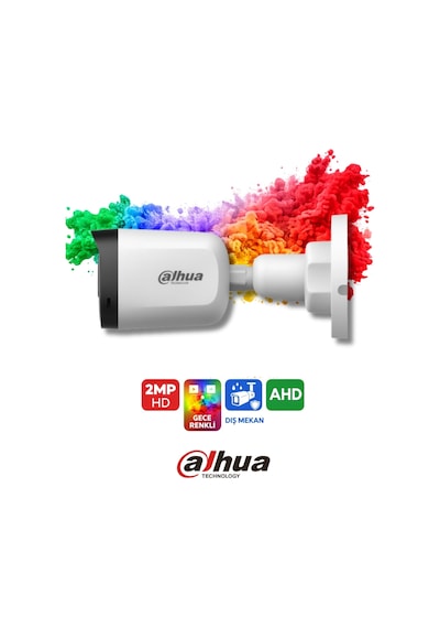 Hac-b1a21p-u-ıl 2mp Hdcvı 30m Ir Gece Renkli Bullet Kamera