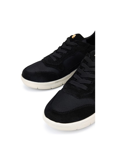 Tamer Tanca Kadın Hakiki Deri Siyah Sneakers & Spor Ayakkabı 879 5972 Bn Ayk Sk25-26 Sıyah Siyah