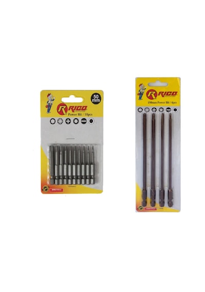 Rico 14 Parça Matkap Ucu Uzun Ve Kısa Torx Bits Uç Seti Takımı