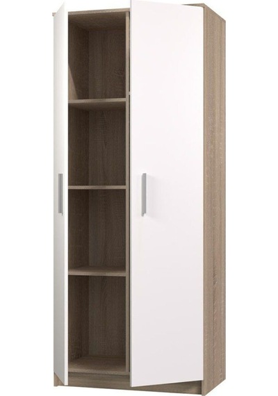 Açelya Giyinme Dolabı - Çok Amaçlı Dolap - Gardırop 80 Cm-2 Kapaklı Açelya Giyinme Dolabı - Çok Amaçlı Dolap - Gardırop 80 Cm-2 Kapaklı