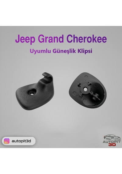 Jeep Grand Cherokee Uyumlu Güneşlik Klipsi Güneşlik Klipsi