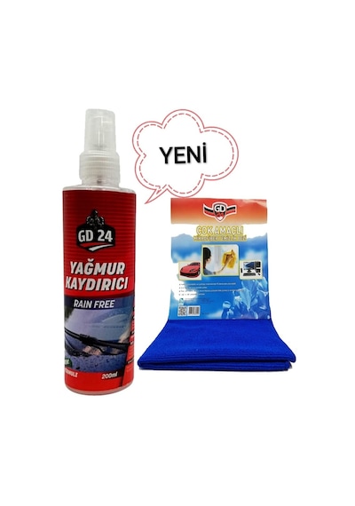 Gd24 Yağmur Kaydırıcı + Mikrofiber Bez