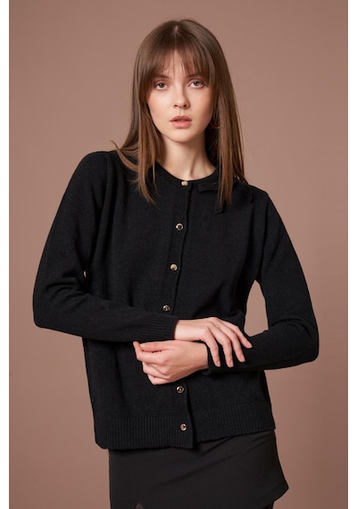 Ftz Women Kadın Şardon Hırka Siyah 25288 Siyah
