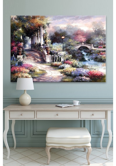 Cennet Yaşam Doğa Hikaye Kanvas Tablo 120 x 80