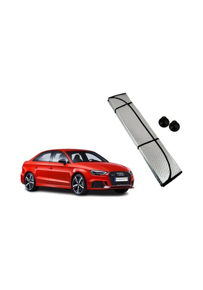 Ankanorm Katlanabilir Dışı Metalize Arası Balonlu Ön Cam Oto Araba Güneşliği Güneşlik 130x60 Cm Genel