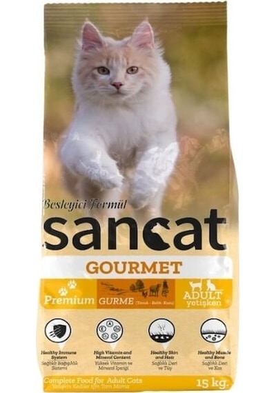Sancat Yetişkin Kedi Maması Gurme 15 KG