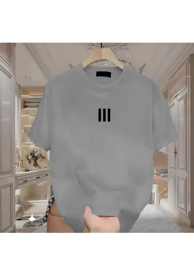 Kozia Outdoors Maloçbey 3 Çizgi Baskılı Oversize Unisex Basic O Yaka T-şhirt Gri Gri Kozia Outdoors Maloçbey 3 Çizgi Baskılı Oversize Unisex Basic O Yaka T-şhirt Gri Gri