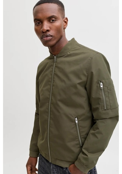 Jack & Jones Erkek Kolej Yaka Mont 63412165203 Haki Haki