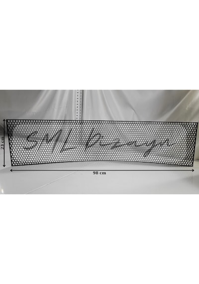Bal Peteği Tampon-Panjur Izgara Mat 98x23 cm Plastik Petek Izgara