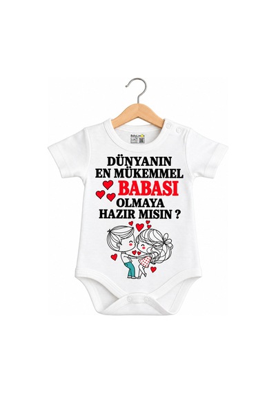 Babylimon Baba Sürpriz Dünyanın En Mükemmel Babası Olmaya Hazır Mısın Baskılı Zıbın Body Beyaz - 936542389 Beyaz Babylimon Baba Sürpriz Dünyanın En Mükemmel Babası Olmaya Hazır Mısın Baskılı Zıbın Body Beyaz - 936542389 Beyaz