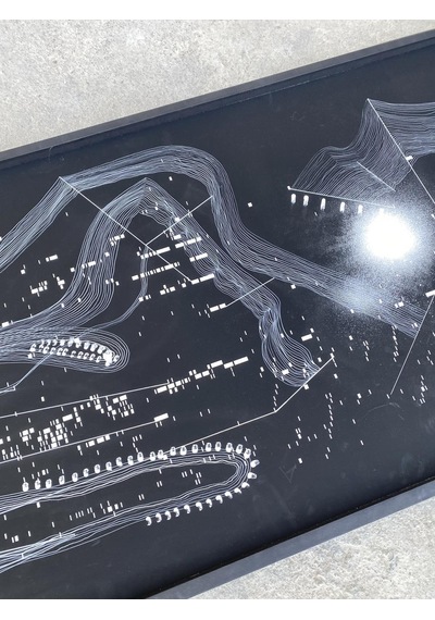 Asemic Sound Mappings Sergisi Asemik Resmi 62x244 cm 008
