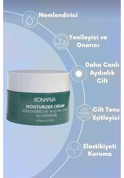 Ronanna Yoğun Nemlendirici Krem - Onarıcı, Aydınlatıcı, Tüm Ciltler İçin - 50ml