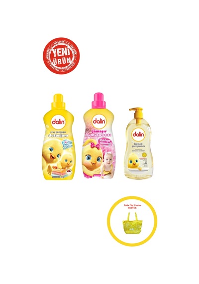 Bebek Deterjanı Ve Yumuşatıcısı Karma Seti Yeni Ürün Çanta Hediyeli 1003 1,44 L