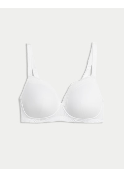 Marks & Spencer Dantel Detaylı Sütyen T33001837 Beyaz