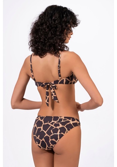 Endeep Kadın Kahverengi Straplez Bikini Takımı