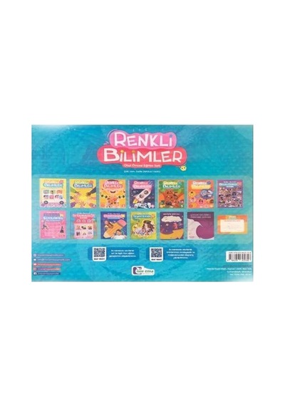 Renkli Bilimler 5-6 Yaş Eğitim Seti Mor Elma Yayıncılık