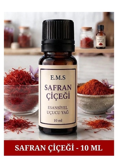 E.m.s Safran Çiçeği Esansiyel Uçucu Yağ Buhurdanlık Yağı Difüzör Esansı Oda Kokusu Esansı Mum Esansı 10 Ml. E.m.s Safran Çiçeği Esansiyel Uçucu Yağ Buhurdanlık Yağı Difüzör Esansı Oda Kokusu Esansı Mum Esansı 10 Ml.