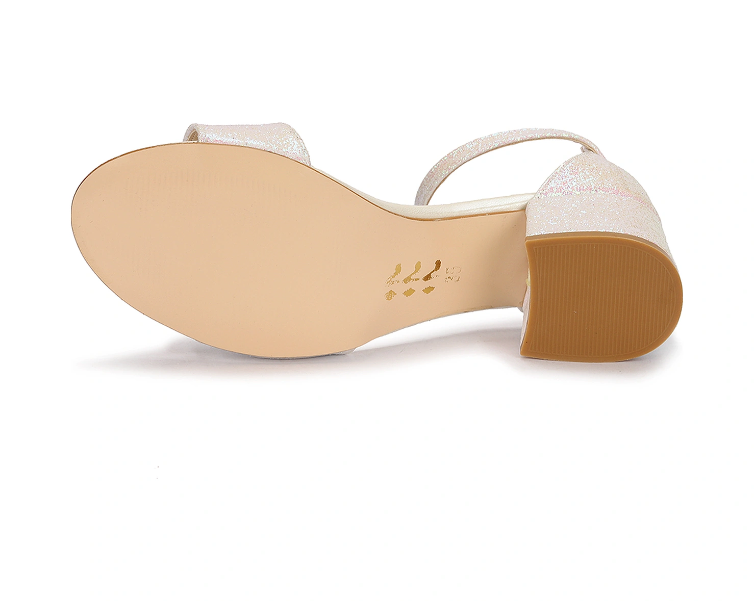 Kiko Kids Alexa Günlük Kız Çocuk 4 Cm Topuklu Sandalet Abiye Ayakkabı Sedef Sedef