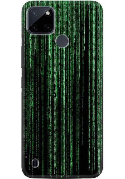 Realme C21Y Kılıf Resimli Desenli Baskılı Silikon Matrix 1321