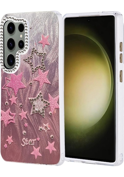 Samsung Samsung Uyumlu Galaxy S25 Ultra Kılıf Blade Aynalı Desenli Kapak - Desen 7