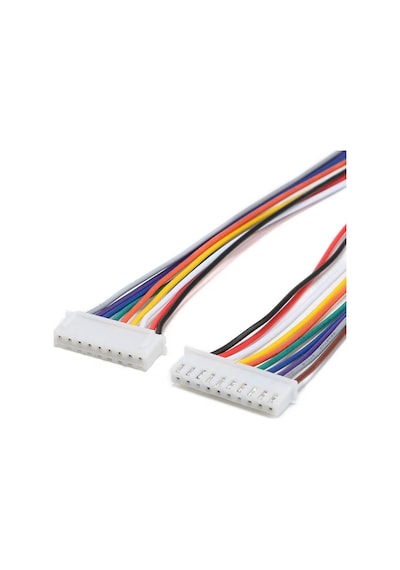 Jst-xh 2.54mm 10 Pin 26awg 20cm Tek Damarlı Dişi Bağlantı Kablosu