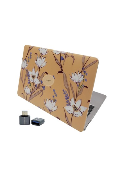 Macbook Pro 16 Kılıf Baskılı Sert Hard Case İnce Hafif Darbe Çizilme Koruma Mat Yüzey Uyumlu Macbook Pro A2141 2019 Sarı 01