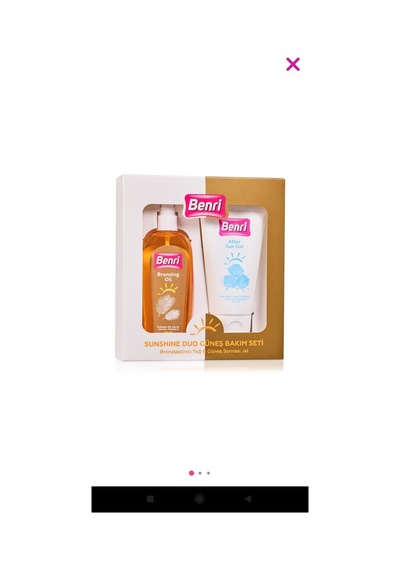 Bronzlastirici Yağ 150 Ml + Güneş Sonrası Jel 150 Ml.