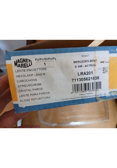 711305621835 Mercedes-benz Actros Sağ Far Camı Magnetti Marelli
