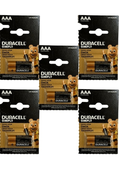 Duracell 1,5v Aaa Lr03/mn2400 İnce Pil Onlu Paket