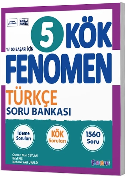 5. Sınıf Kök Türkçe Soru Bankası Fenomen Okul Yayınları