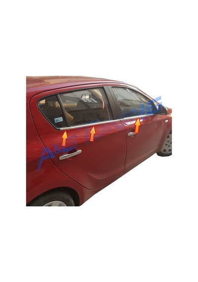 Hyundai İ20 Krom Cam Çıtası 6 Parça 2012 - 2014 Paslanmaz Çelik N11.6385