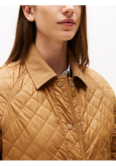 Tommy Hilfiger Padded Nylon Reg Quılted Coat Kadın Kahverengi Parka - Ww0ww46448 Kahverengi Tommy Hilfiger Padded Nylon Reg Quılted Coat Kadın Kahverengi Parka - Ww0ww46448 Kahverengi