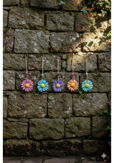 Bernami Mum Pinterest Bahçe Süsü Papatya 5adet Karışık Renk Diğer