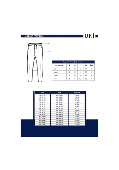 UKİ Uki Vizon Comfort Fit Jogger Pantolon VİZON