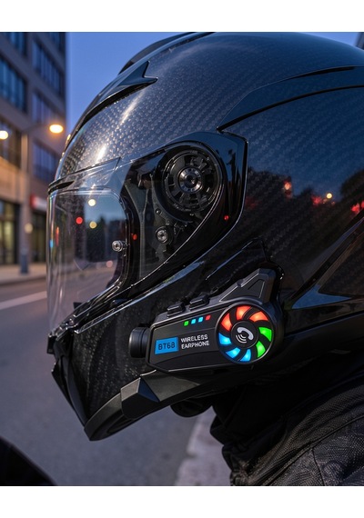 Kask Kamerası Bluetooth Bağlantılı 1080p Uczzzbt68kameralıintercom