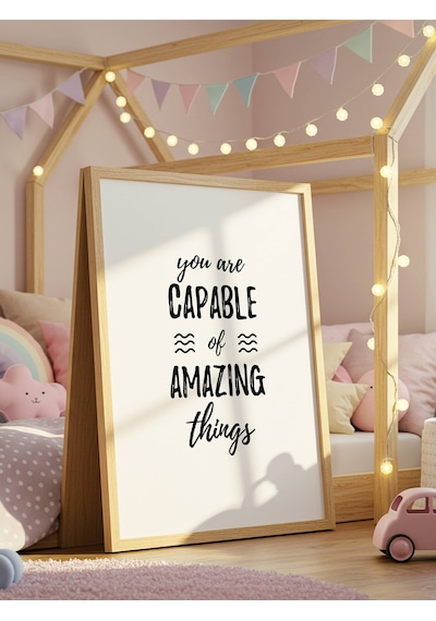 Capable Amazing Dijital Baskı Poster Çerçevesiz