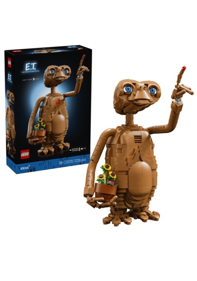 LEGO® Ideas E.T. the Extra-Terrestrial 21370 - Yetişkinler için Işıklı Yapım Parçası İçeren Model Yapım Seti (1226 Parça)