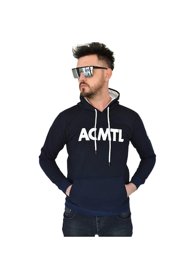 Erkek Lacivert Kapüşonlu Sweatshirt Acmtl Bgl-st02360 001
