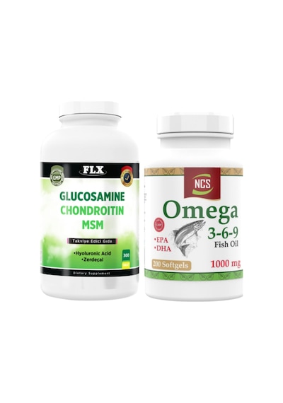 Glukozamin Kondroitin Msm 300 Tablet Omega 3 6 9 200 Kapsül