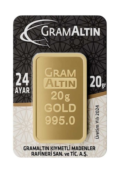 20 Gram 24 Ayar İar Gramaltın