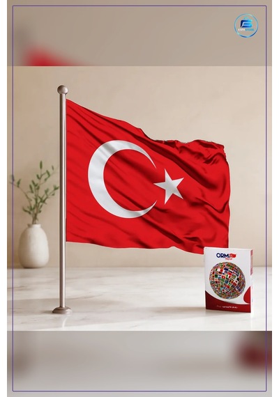 Türk Bayrağı Bayrak 70x105 Cm Alpaka Kumaş Dayanıklı Canlı Renk E 70 x 105 CM