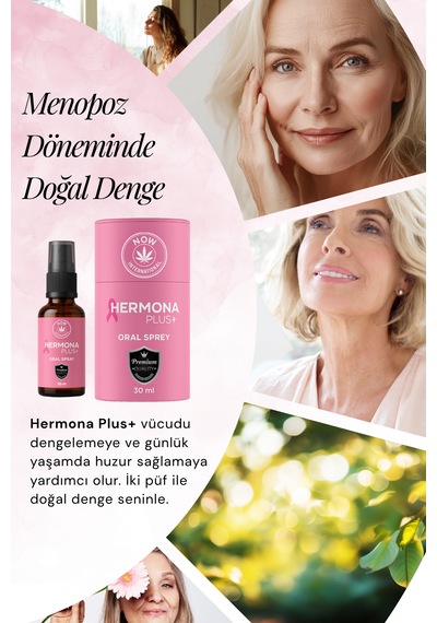 Hermona Plus+ Menopause Dönemi Doğal Ağız Spreyi 30 Ml
