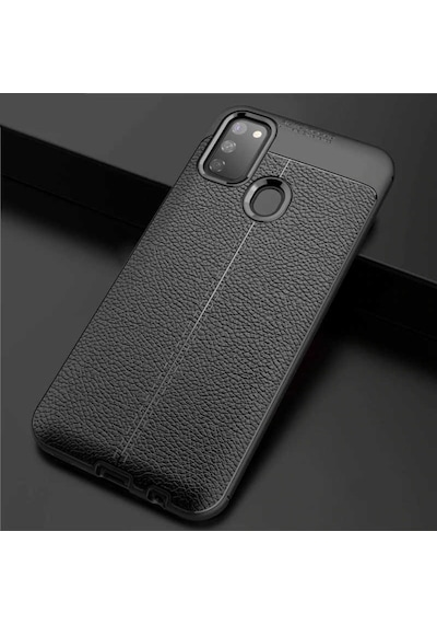 Samsung Uyumlu Galaxy M21 Kilif Deri Tarzi Niss Silikon Case 401547365