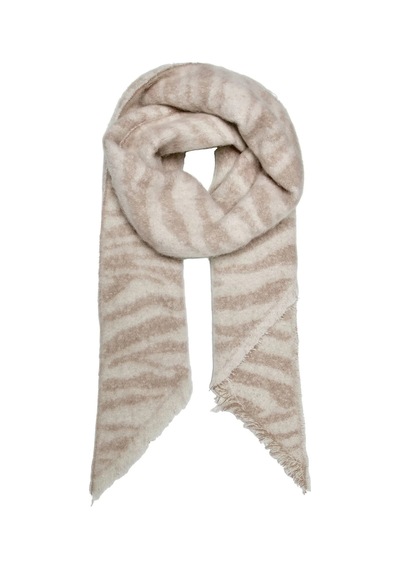 Only Kadın Onlhayden Zebra Desenli Atkı 15323413 Bej Bej