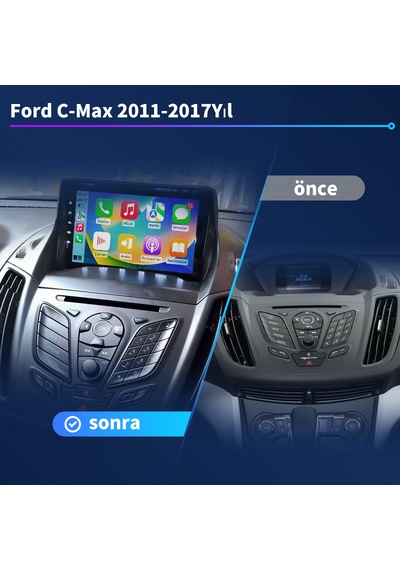 Ford C-max 2011-2017yıl Multimedya 4-64 Gb Navigasyon