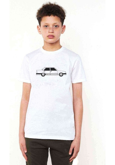 Tshirthane Şahin Baskılı Unisex Çocuk Beyaz T-Shirt (534778767)