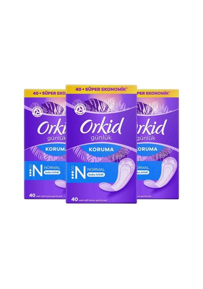 Günlük Ped Normal Ekonomik Paket 40'lı X3