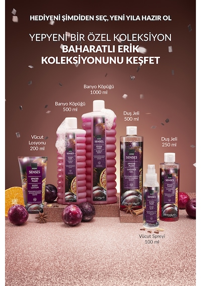 Spiced Plum Baharatlı Erik Ve Portakal Kokulu Duş Jeli 500 Ml. İkili Paket Fresh