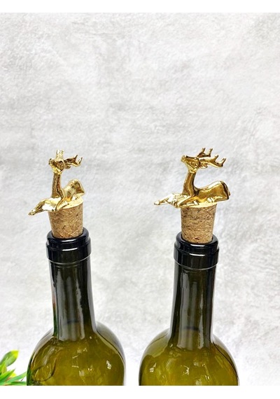 Ceylan Figürlü Mantar Tıpalı 2 Adet Yeşil 750 Ml Şişe Cam Yağlık