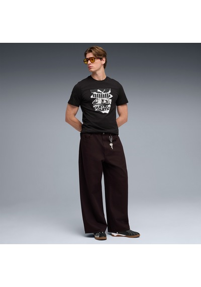 Puma Graphic Erkek Siyah T-shirt 693010